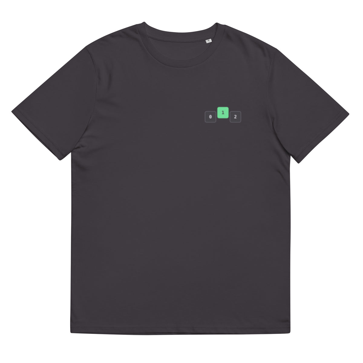 Anthracite Career Path Undefined Rails developer T-shirt with Off By One front chest logo